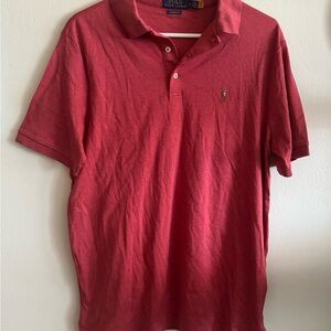 Ralph Lauren Men's Polo Shirt in Rich Red